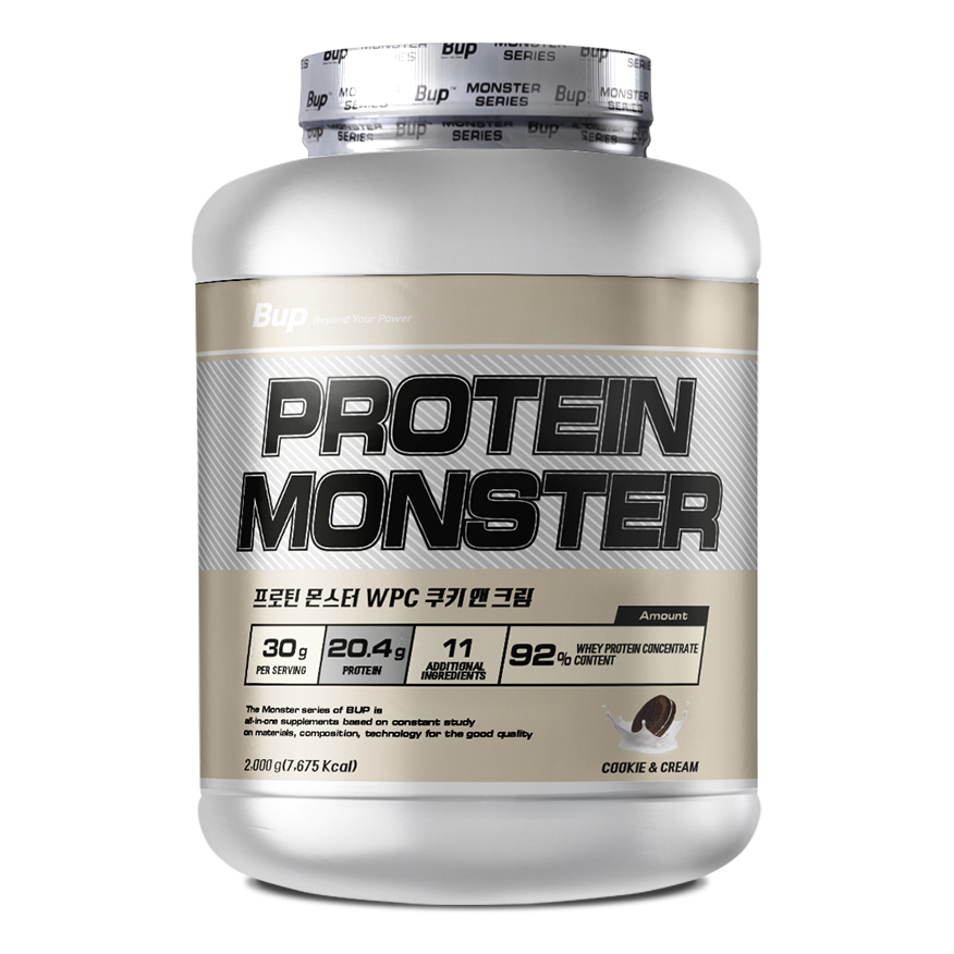 비유피 프로틴 몬스터 WPC 단백질 보충제 쿠키앤크림맛 82,900원