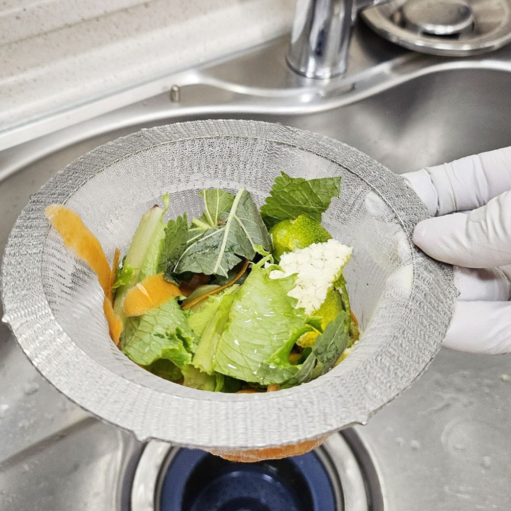 아이앤트 자연분해 싱크대 생분해 거름망 스텐 거치링, 1개, 현재가 9,900원