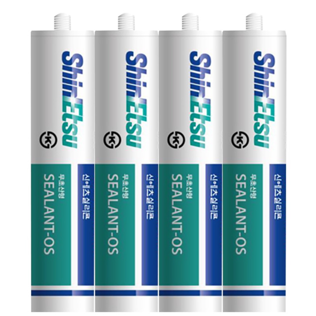 [나우케미칼] 상호명 도용당하는 중 판매자명 확인 후 구매 권장 신에츠 무초산 실리콘 창틀 샷시 창호 유리 방수 비초산 백색, 4개 11,300원