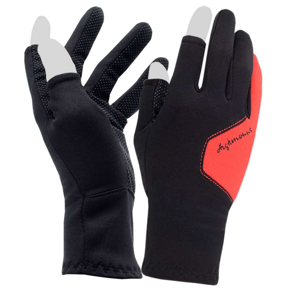 지원군몰 인시젼 엄지 검지 터치 기모장갑 겨울 오토바이 이너장갑, M/빨강 9,000원