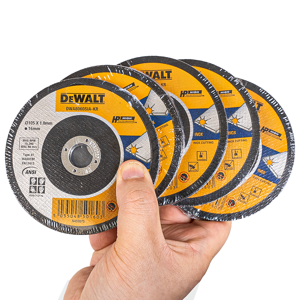 디월트 절단석 스텐 금속 철 커팅날 그라인더날 절단날, 25개 21,000원