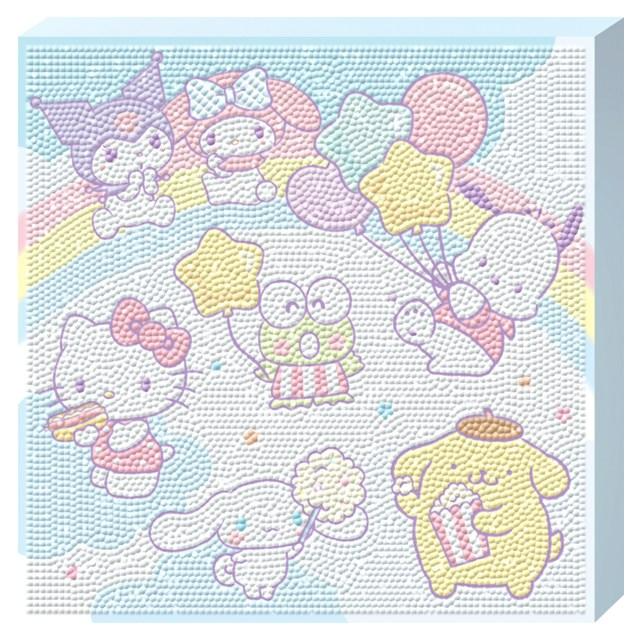 산리오 캔버스 보석십자수-레인보우 월드, 2개 28,200원