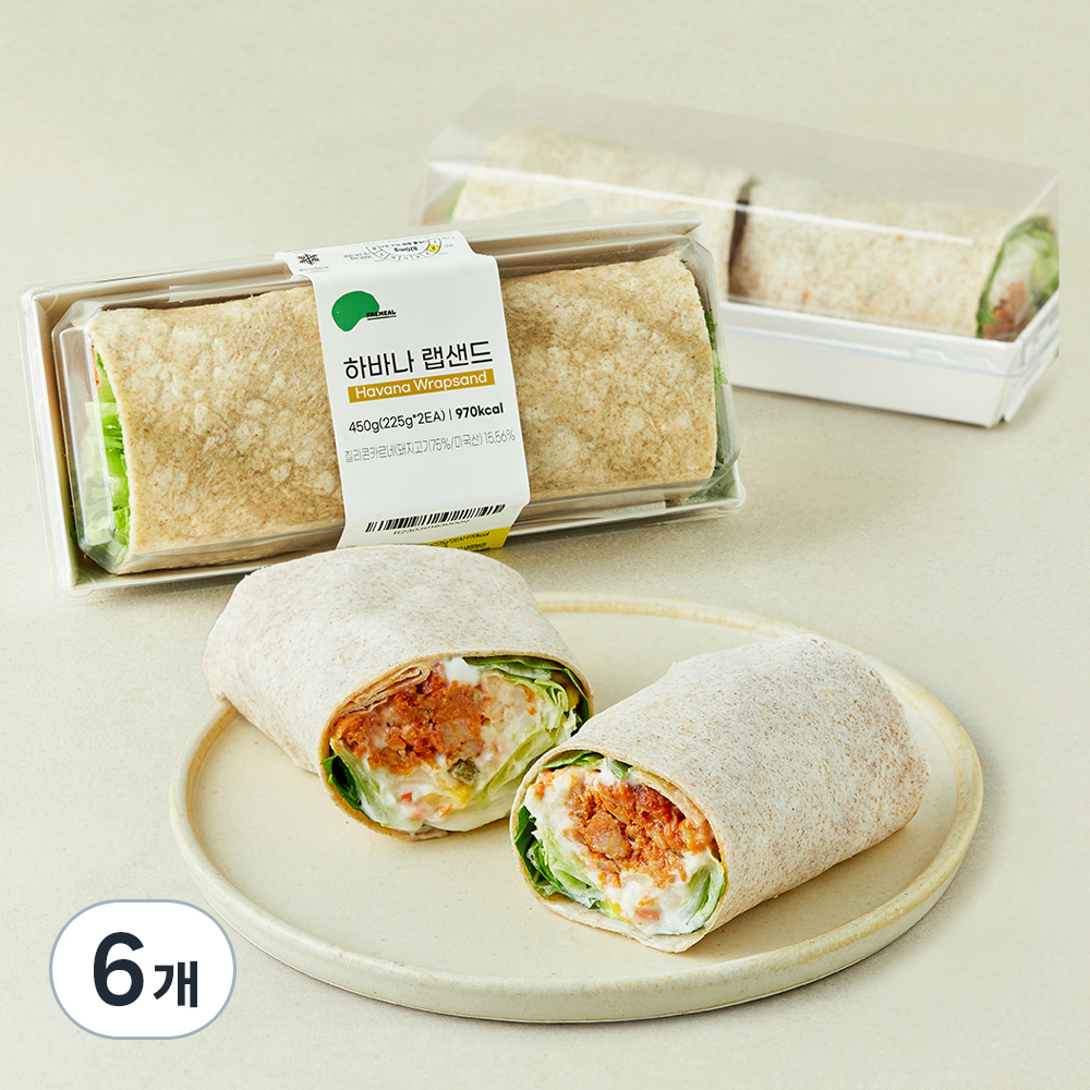 [로켓프레시] 프레밀 하바나 랩샌드, 225g, 6개, 1개입 38,470원