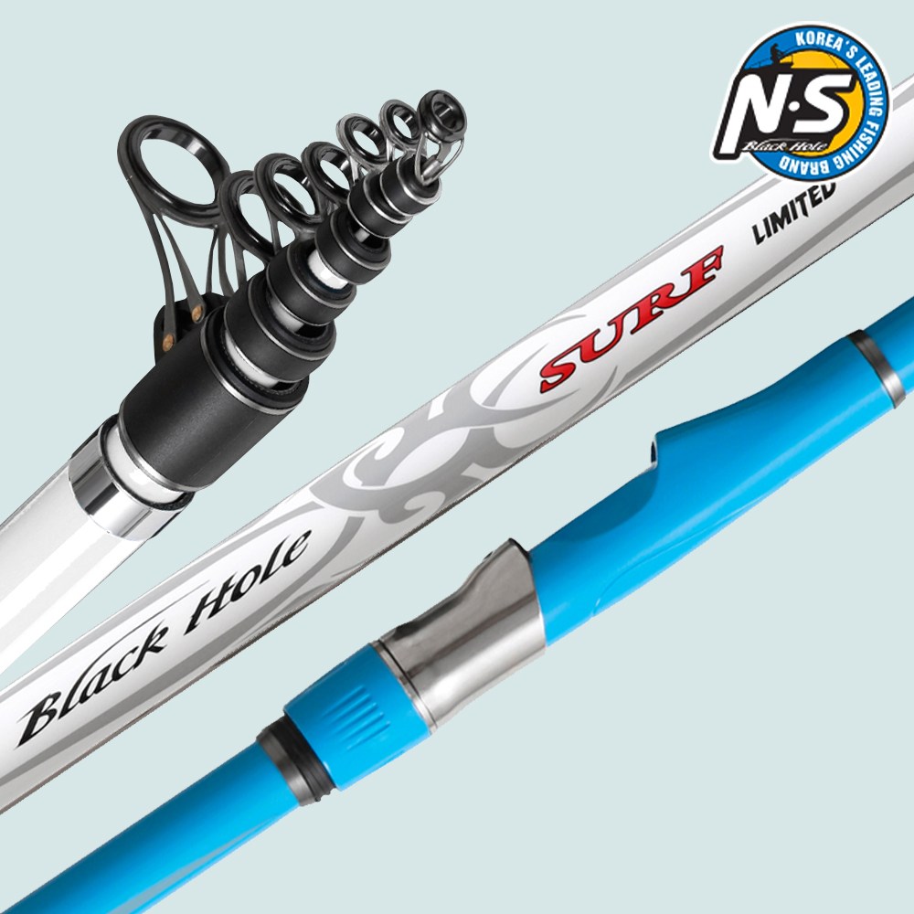 NS 엔에스 블랙홀 서프 리미티드 민물 바다 원투 낚시대 로드 25-420 113,850원