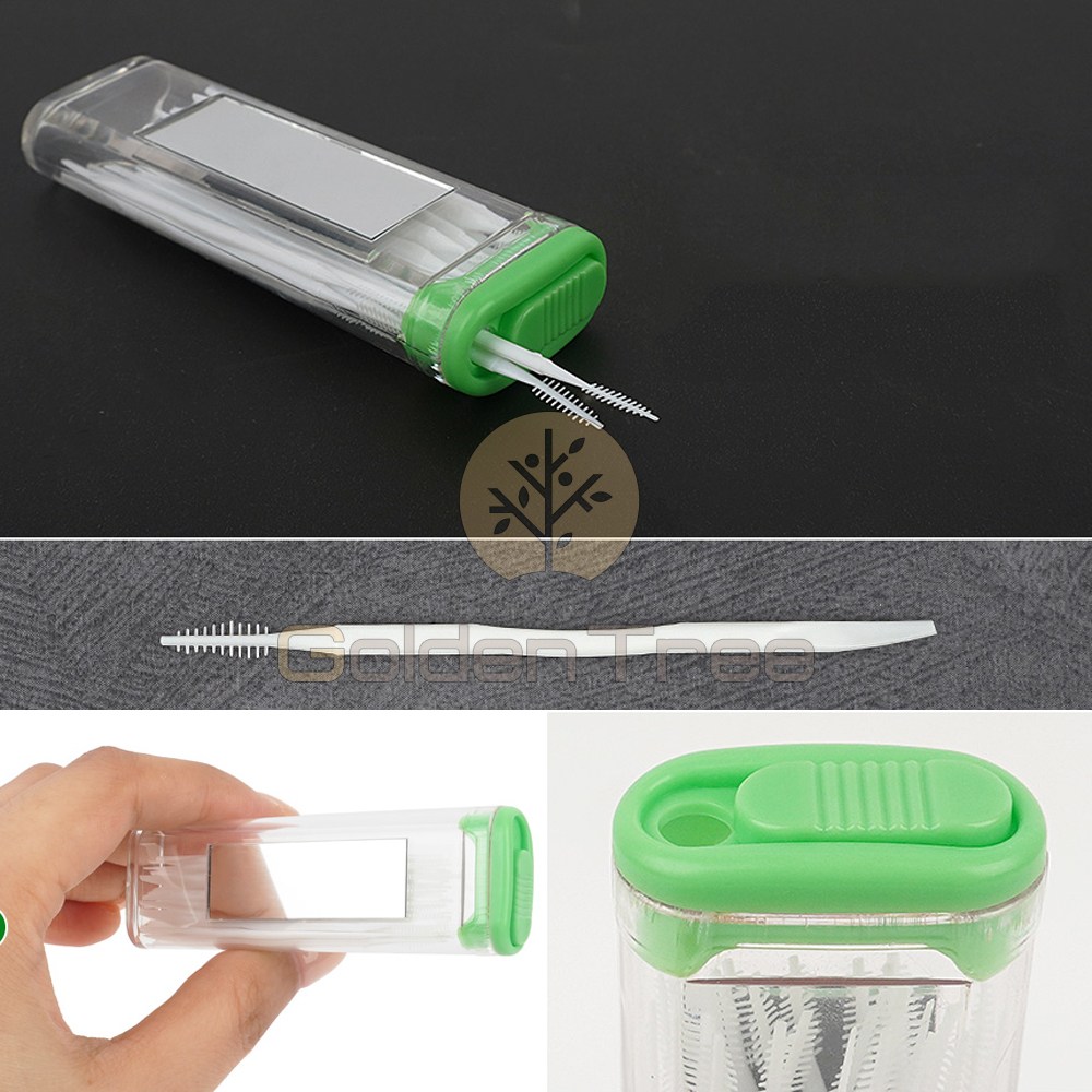 골든트리 휴대용 거울케이스 치간칫솔 30P 솔이쑤시개, 1개, 30개입, 2.3mm 3,990원