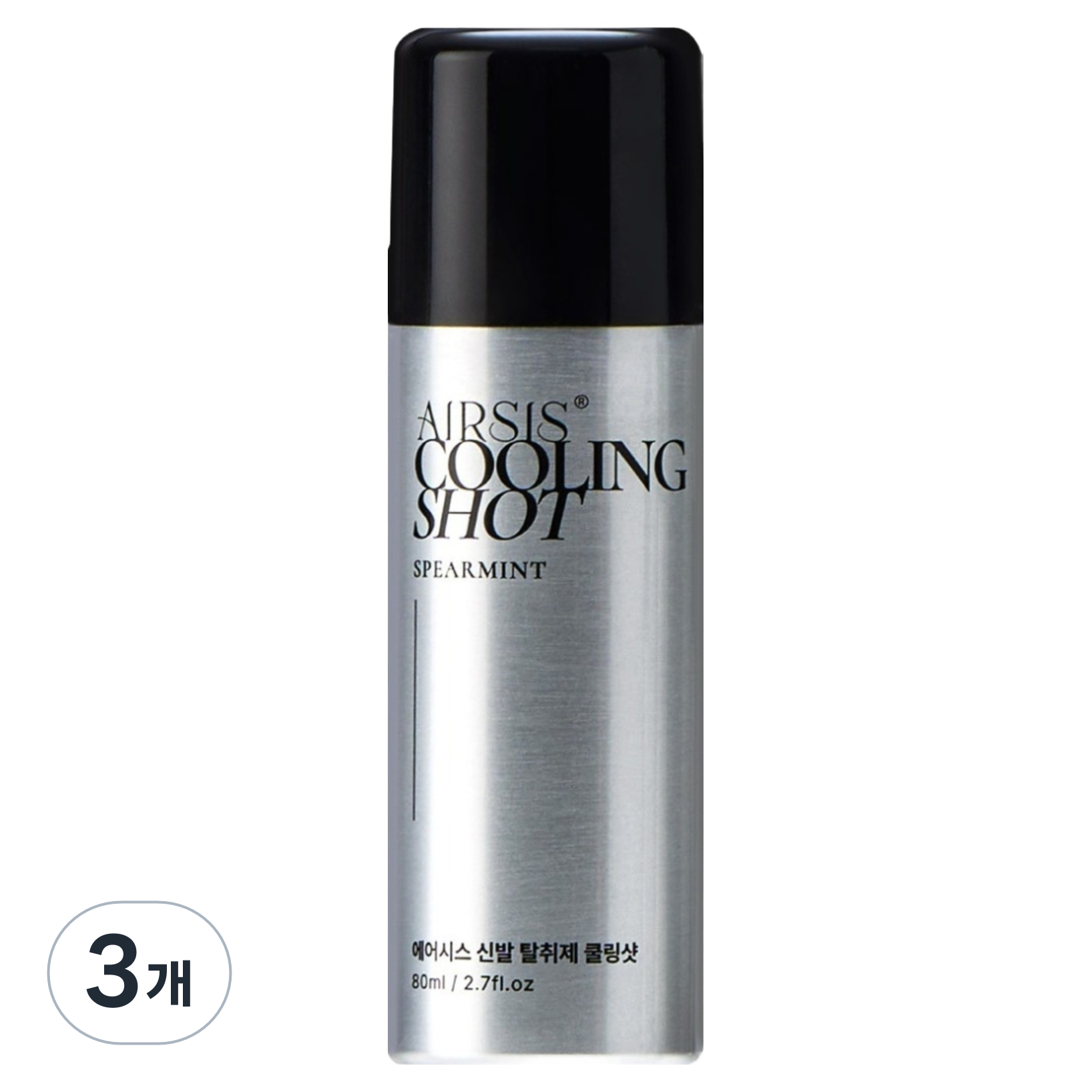 에어시스 휴대용 신발 탈취제 쿨링샷 본품 스피어민트향, 80ml, 3개 12,900원