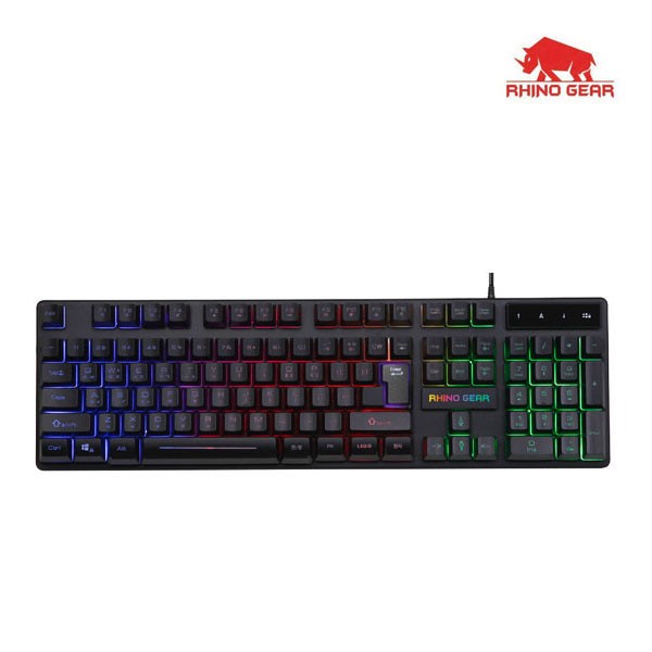 [TJCOMPANY] RHINO GEAR 라이노기어 LED 백라이트 게이밍 유선 키보드 RG-GK100 유선키보드 12,060원