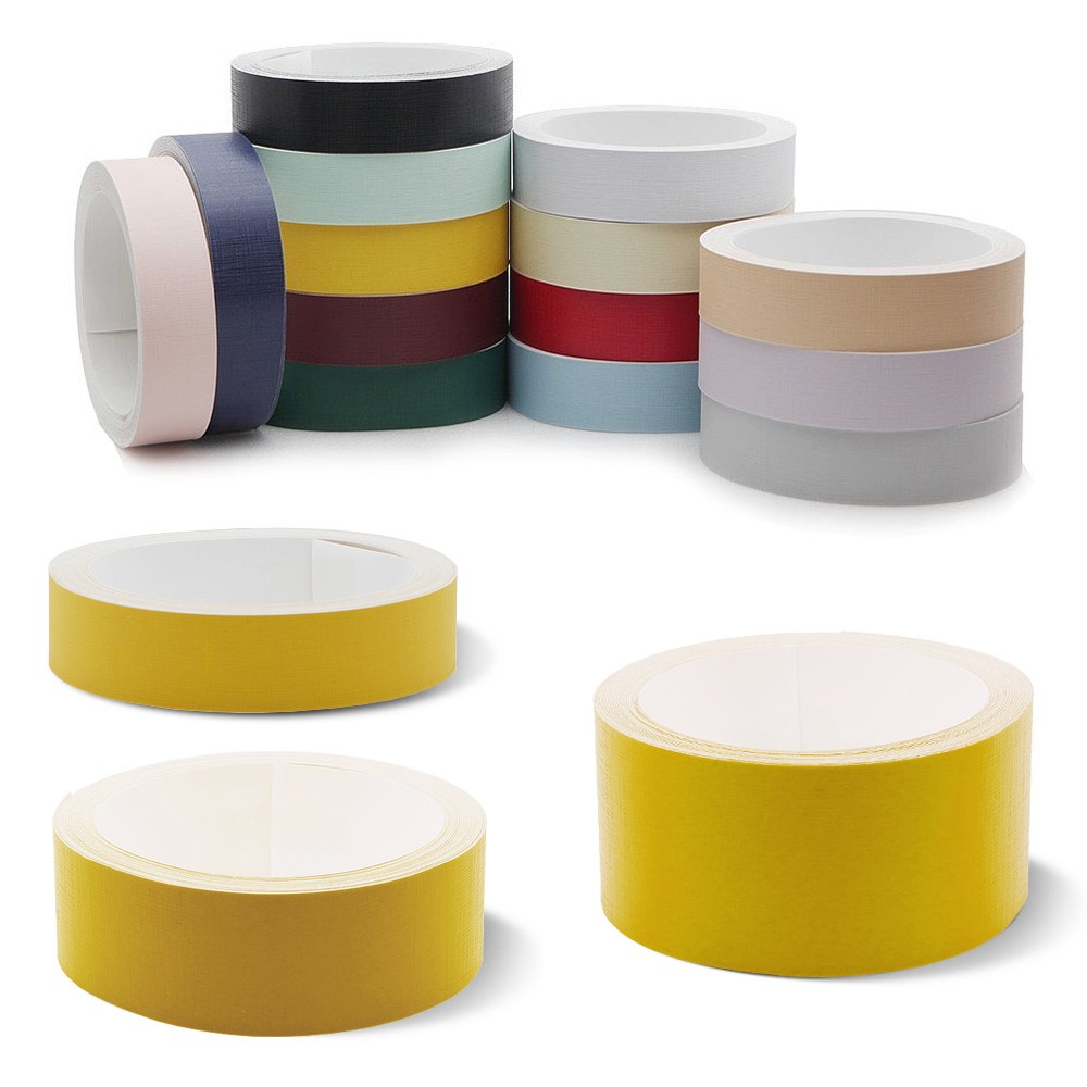 yh 제본테이프 50mm 제본라벨 롤 제본용 테이프 종이 레쟈 종이 테이프 칼라 마스킹 테이프, 흰색 3,500원