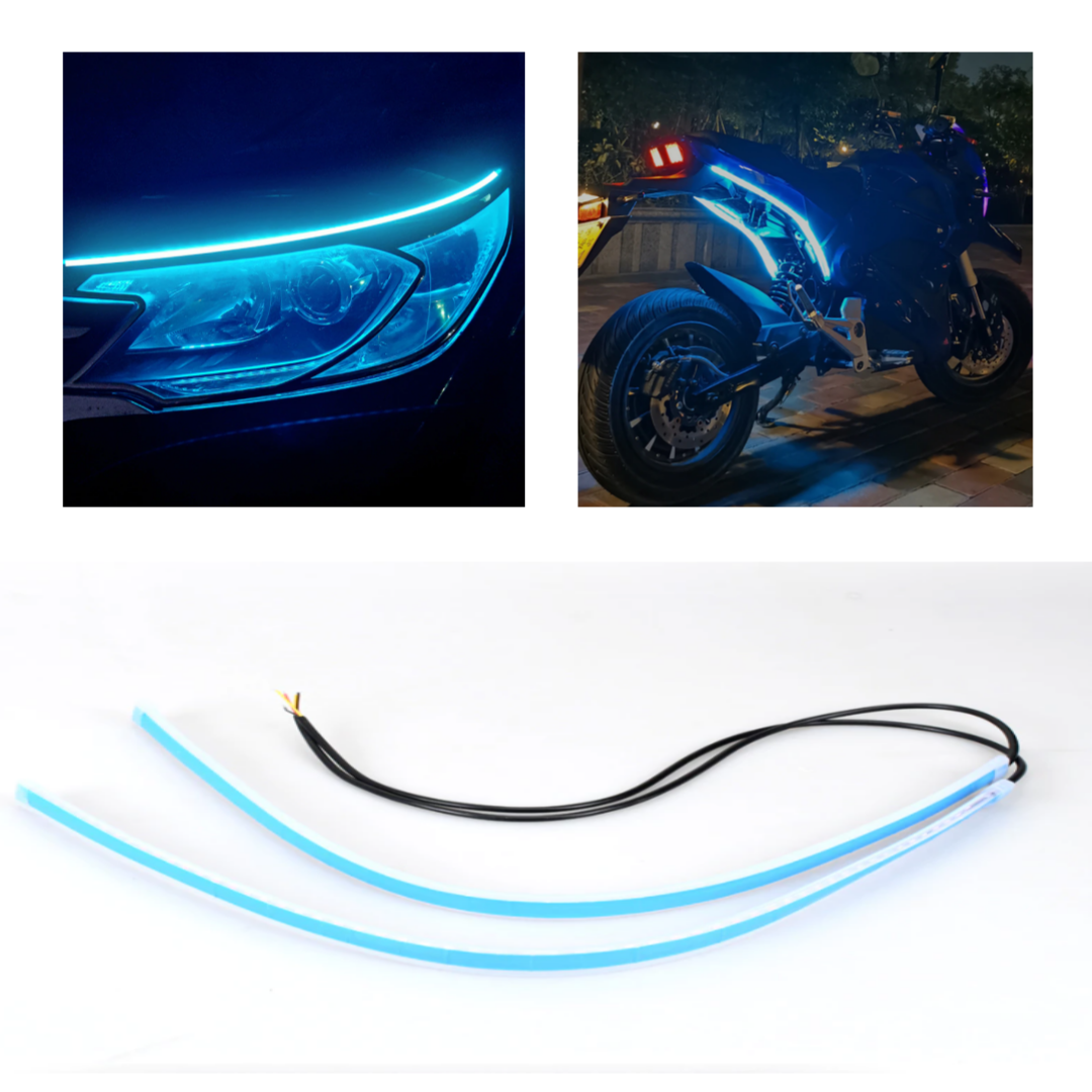 Themoreshop 오토바이 무빙 LED바 깜빡이 방향지시등 LED바 라이트 1P 색상선택, 1개 11,330원