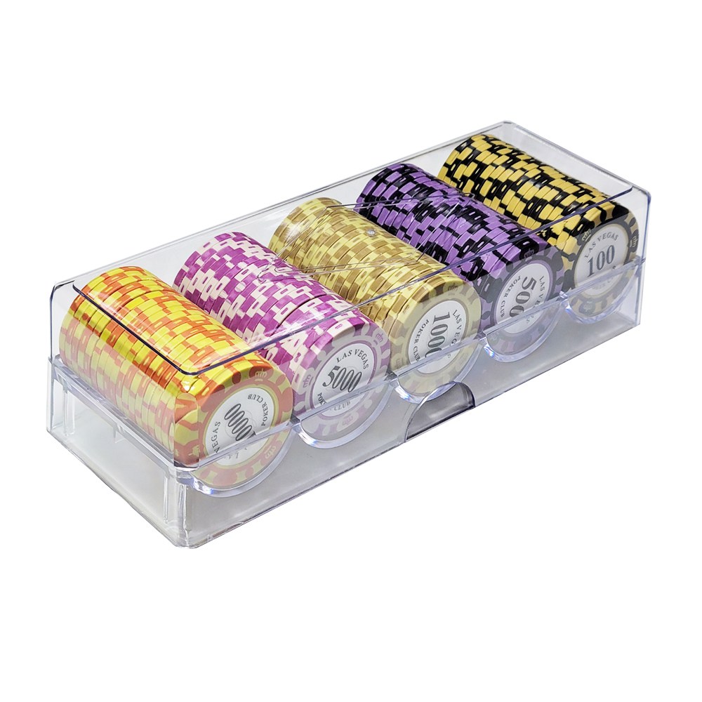 카지노칩 국제규격 마카오 포커칩 100p 아크릴케이스세트, 1개 19,900원