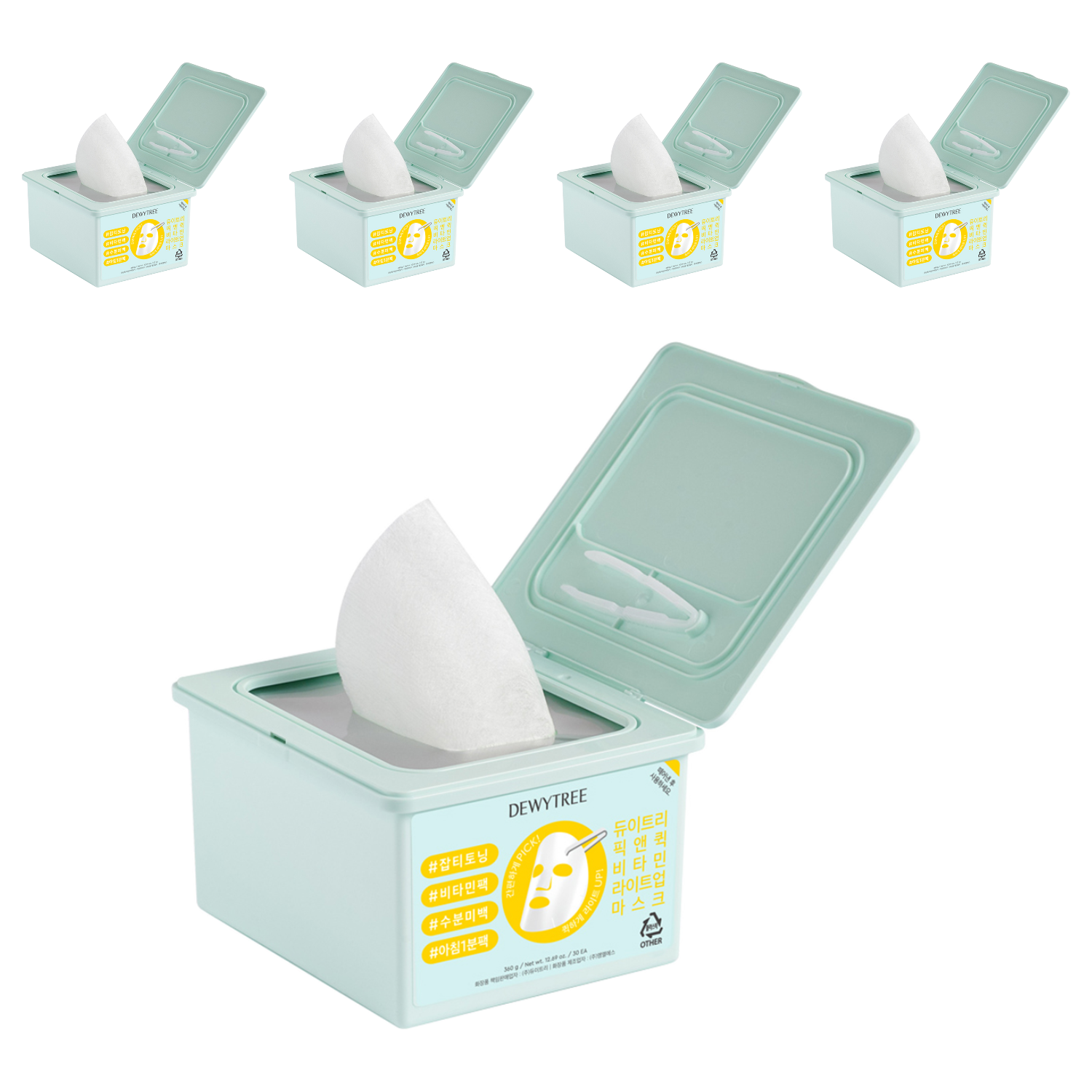 듀이트리 픽 앤 퀵 비타민 라이트업 마스크, 30개입, 5개 57,450원