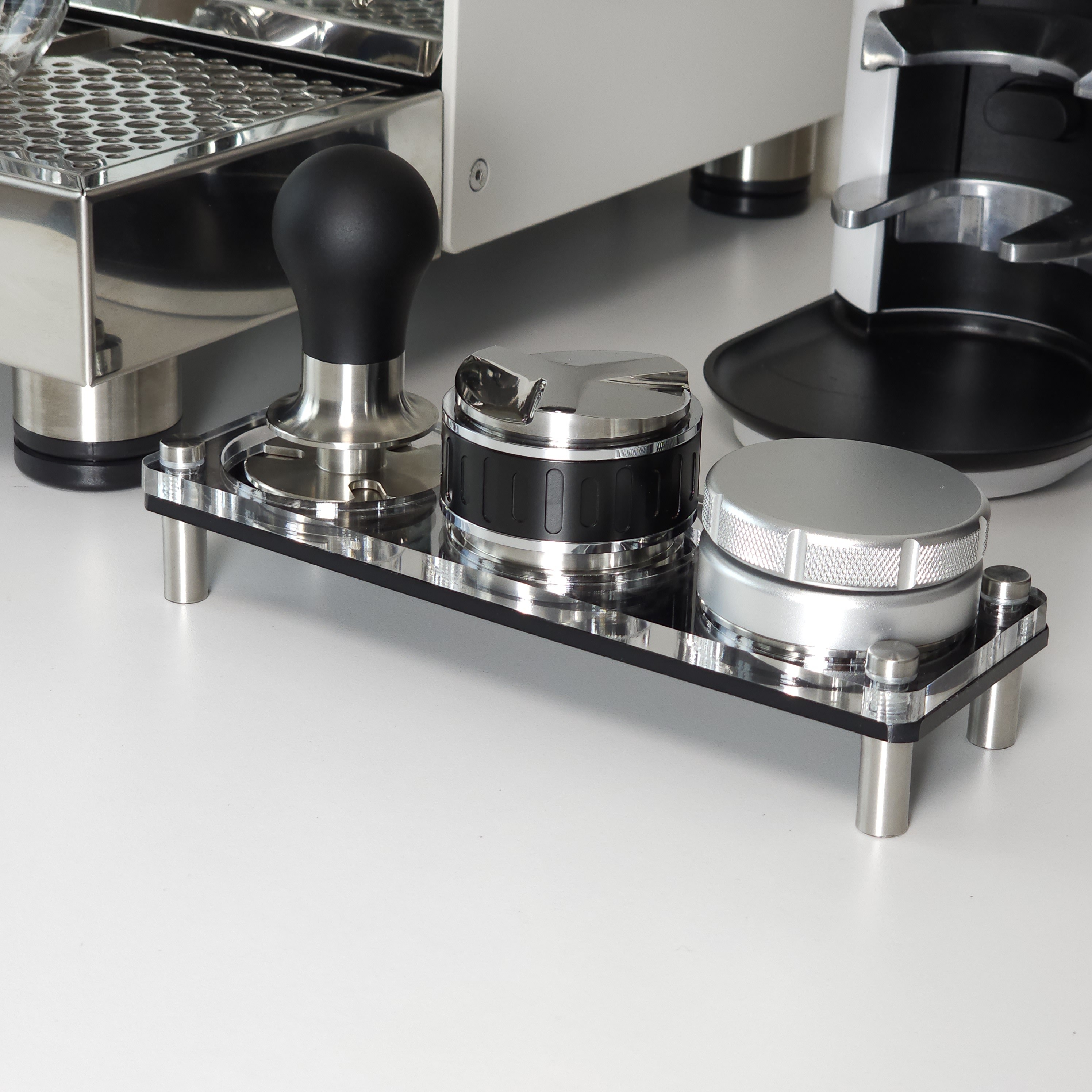 빈플랜트 아크릴 템퍼 거치대 탬핑매트 템핑 스테이션 레벨링툴 템퍼 보관함 템핑매트, 1개, 1단 24,800원