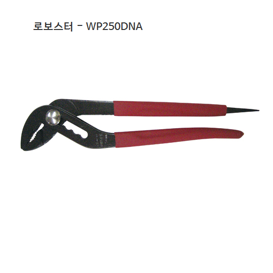 로보스터 워터펌프플라이어(앙길라스) WP250DNA 규격10인치 전장250mm 28,130원