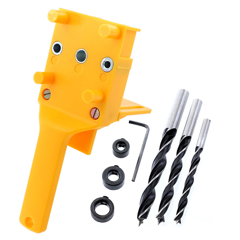 목공 드릴가이드 나무 구멍 홀 타공 센터 드릴 거치대, 1개 16,000원