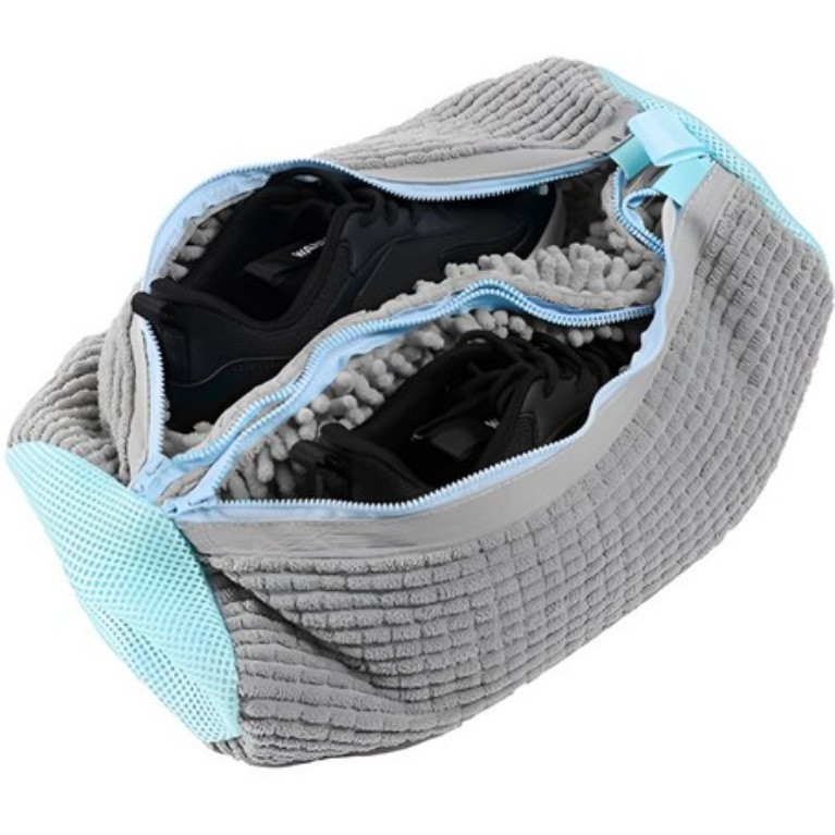 양쪽 분리세탁이 가능한 운동화 세탁망, 1개, Gray&Blue 21,000원