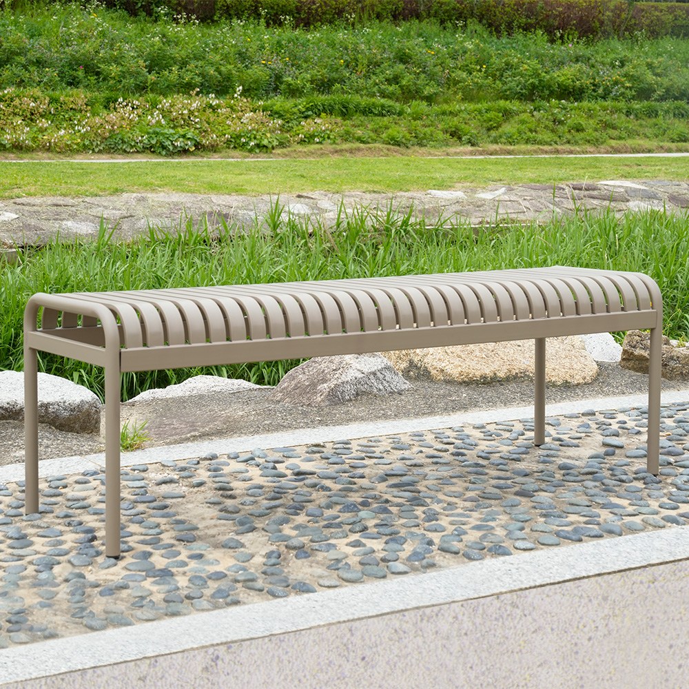 피카소가구 마린벤치 야외 철제 벤치 의자 2인 3인 정원 펜션 테라스 카페 아웃도어 127,000원