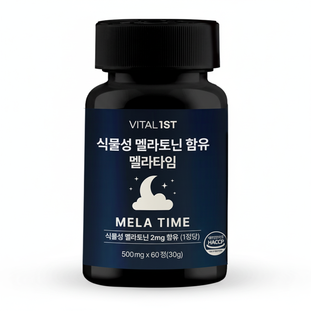 바이탈퍼스트 식물성 멜라토닌 2mg 함유 멜라타임 피스타치오 타트체리 2중배합, 1개, 60정 13,090원