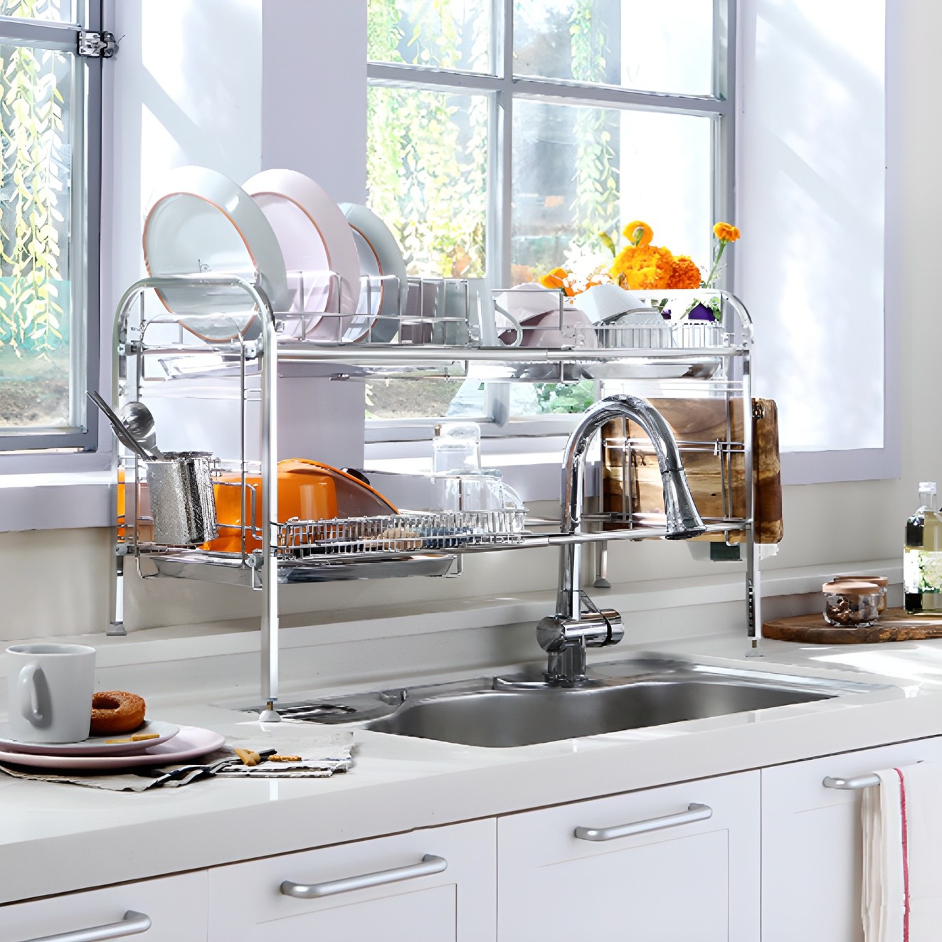 아이넥스 뮤즈 유니온 식기 건조대 2.0, 2단, 단일 색상, 1개 149,600원