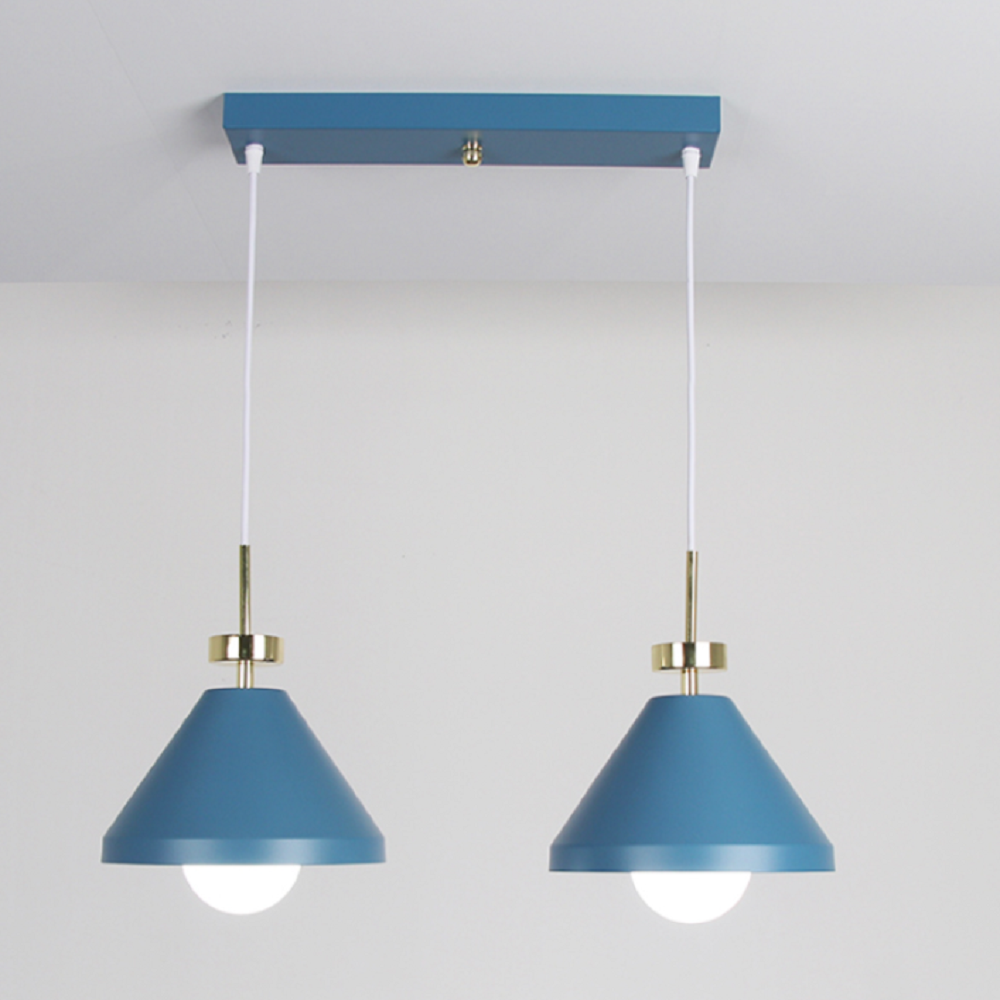삼팔글로벌 다용도 2등 펜던트 인테리어 조명 블루 화이트 골드 포인트조명 거실등 식탁등 천장등 115,000원