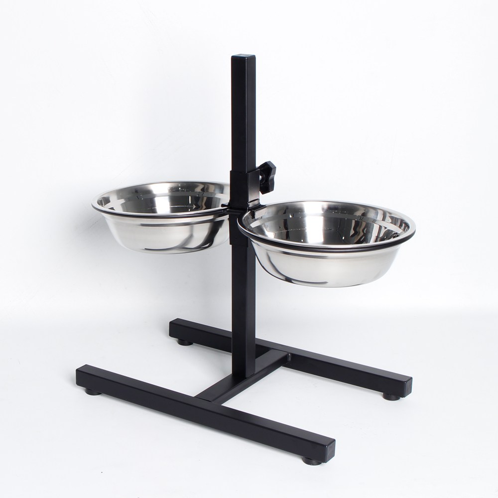 KCJ 강아지 밥그릇 중형견 대형견 높이조절 개 애견 반려견 식기 식탁 급체방지 2구 28,900원