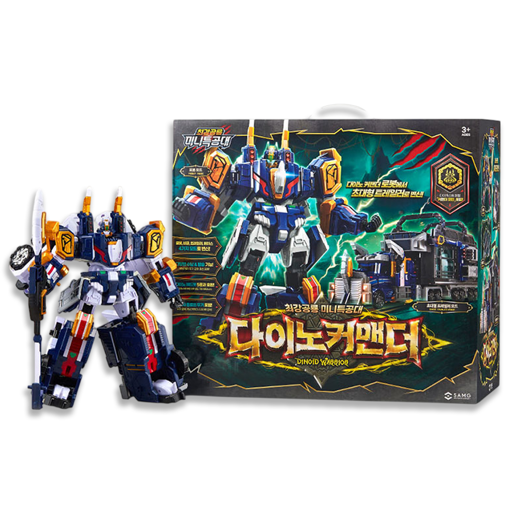 미니특공대 시즌7 최강공룡 다이노커맨더 변신로봇 작동완구 합체가능 142,300원