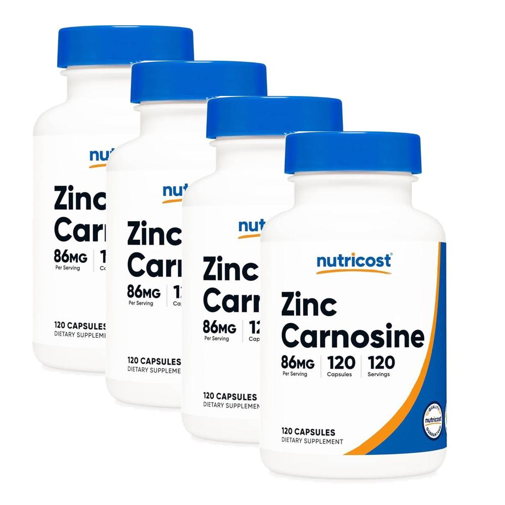뉴트리코스트 아연 카르노신 86mg 캡슐 Nutricost Zinc Carnosine 185,800원