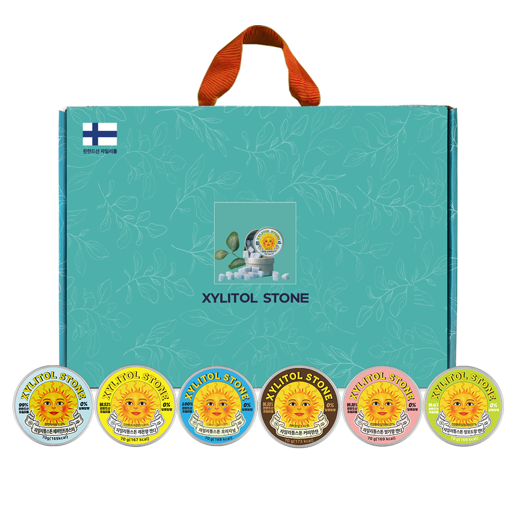 [화이트데이N]자일리톨 프리미엄 선물세트 세트 오리지널 페퍼민트부스터 레몬 딸기 커피 청포도 선물 답례품, 1박스, 420g 47,500원