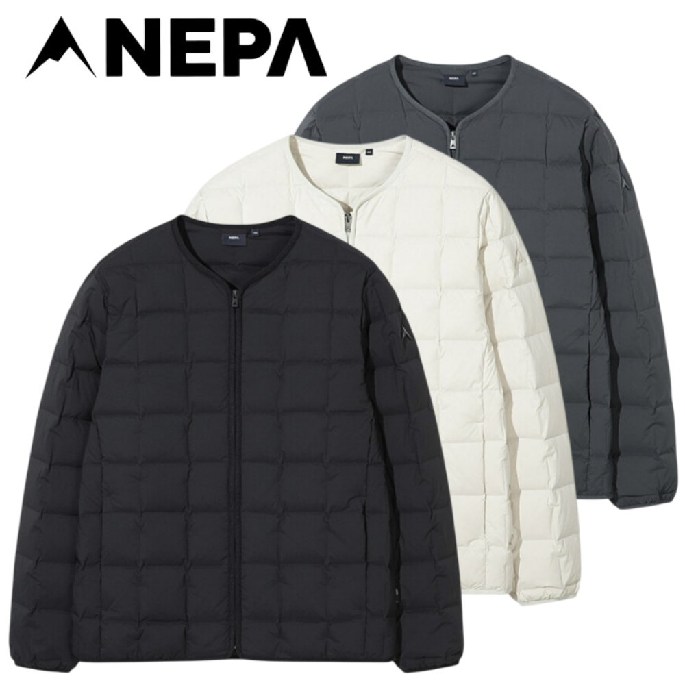 백화점발송 네파 남성 구스다운 경량 자켓 아웃도어 v넥디자인 퀄팅 일상 캠퍼스 오피스 등산 여행 외출 데일리 데이트 현장작업 출퇴근룩 151,500원