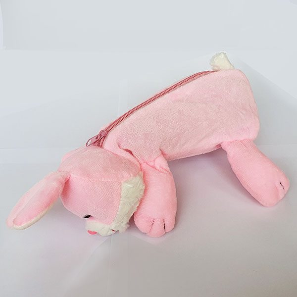 동물인형봉제필통/ 악어 강아지 호랑이 사자 문구 학용품 팬시소품 소품주머니 파우치 생일 입학 졸업 어린이선물 학습준비물, 토끼 4,500원