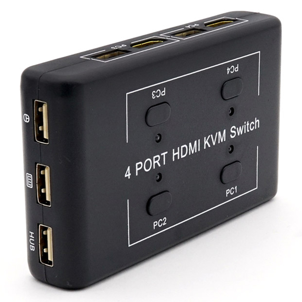 컴스 4포트 HDMI KVM 4대1 스위치 59,510원