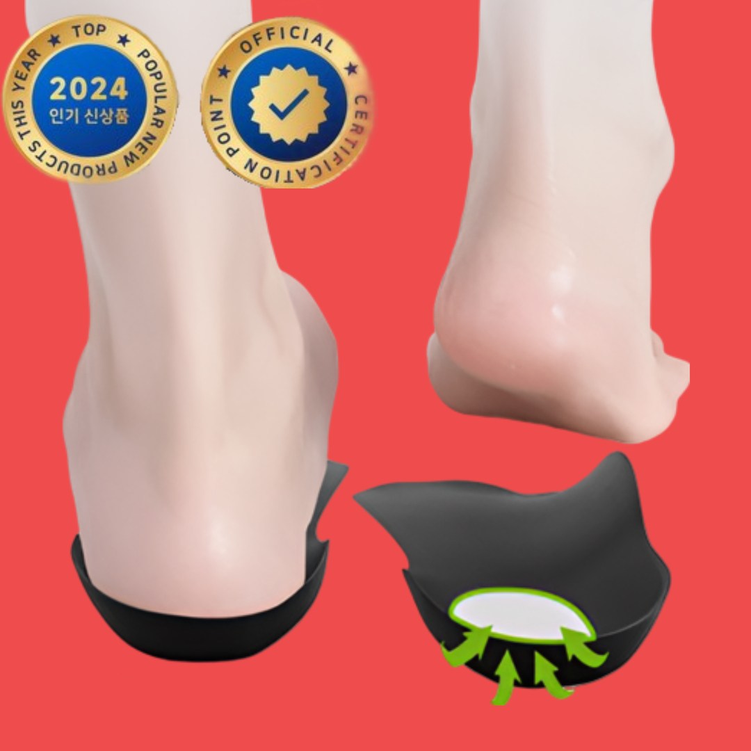 백세동반 아치핀 솔루션 깔창 KC인증 족저근막염 평발, 블랙 10,900원