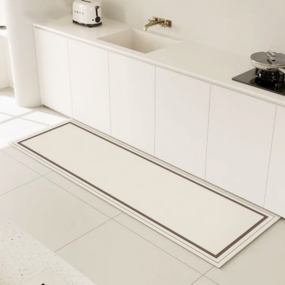 바른리빙 프렌치 PVC 쿠션 주방 싱크대 발매트, 라인, 1개 12,500원