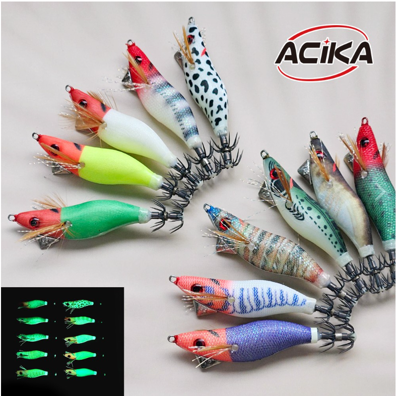 아시카 스테이 미니 신수평 수평에기 새우 한치 에기 UV 야광 갑오징어 쭈꾸미 1.6호 1.8호 55mm 60mm, 1.6호 05.수박, 1개, 5.5g 4,500원