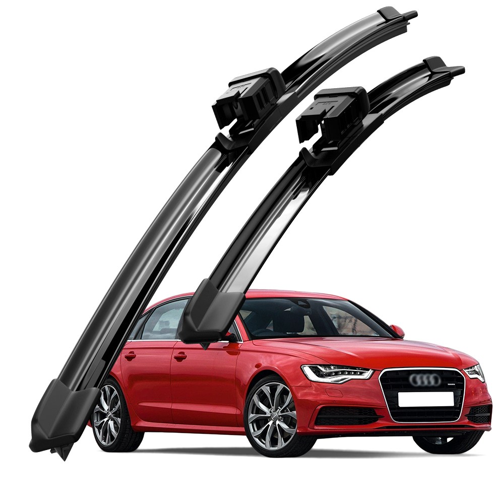 호환 아우디 A6(C7 4G)/A6(C8 4K) 2012-2024 와이퍼 초발수 저소음 자국 없음 전면 와이퍼 블레이드 2종 세트, A6(C7/4G) 2012-2018 28,600원