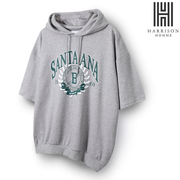 [해리슨] 코튼 산타아나 반팔 후드티 MJB1655 28,800원