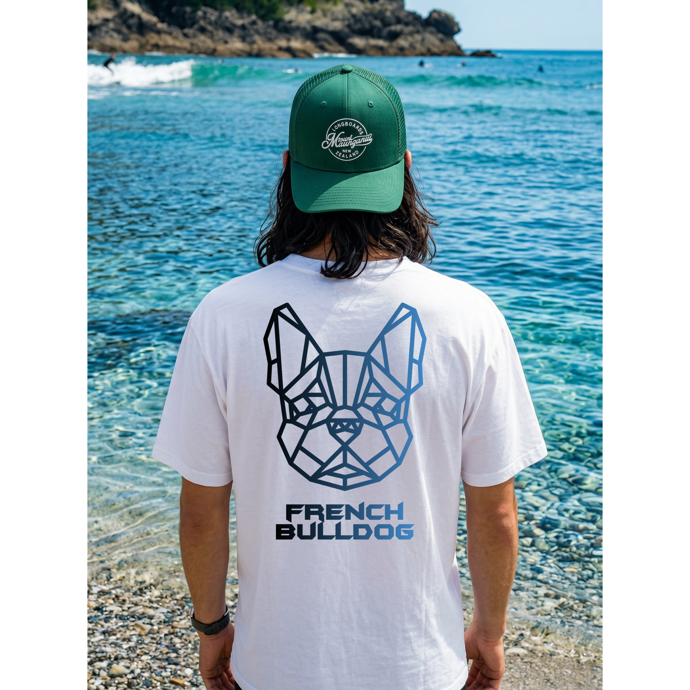 [단품] NEW 여름 신상_그라데이션 불독 캐주얼 반팔티_남녀공용 13,900원