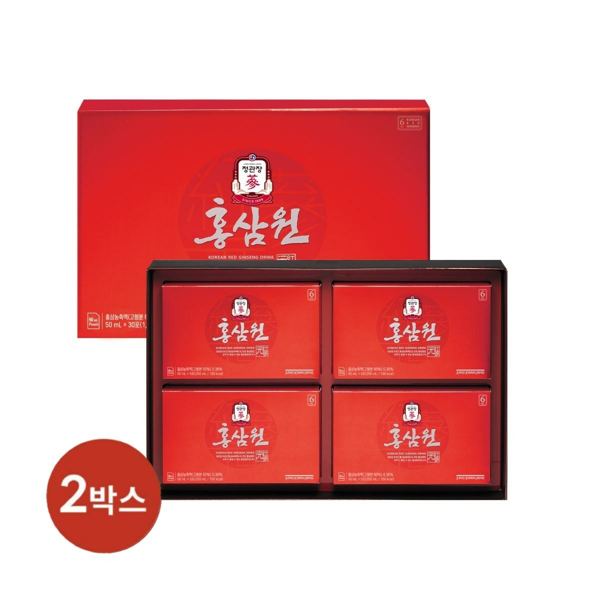 [정관장 본사직영] 홍삼원세트 20포 (50mlX20포) x 2박스 54,000원