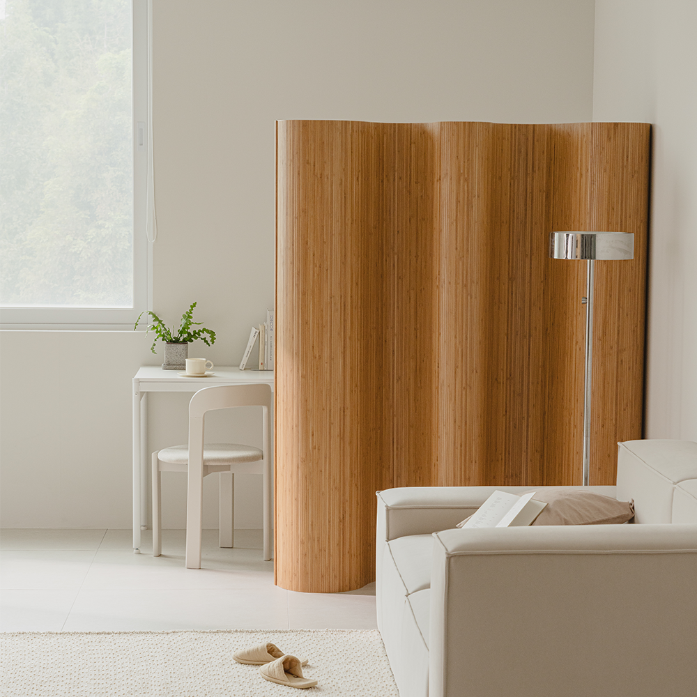 우드레이 롤러블 룸 디바이더 가림막 파티션 공간분리 가벽, 우드 146,900원