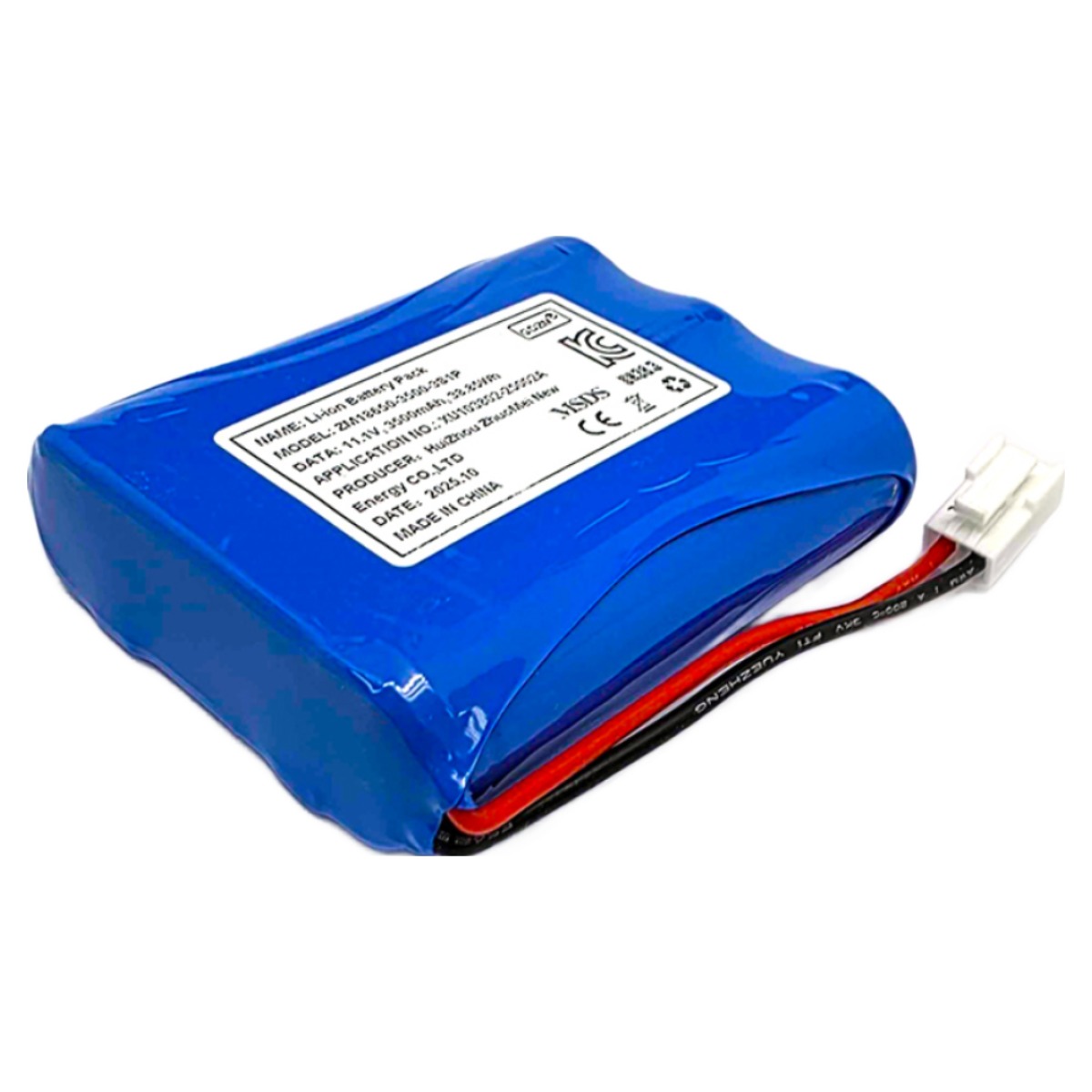 18650 배터리 3S1P 11.1V 3C급 3500mAh 케이블 타입, 1개, ZM18650-3500-3S1P 28,000원