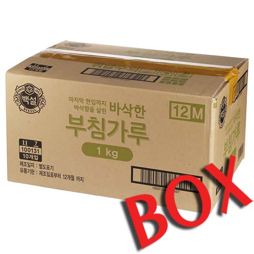 백설 부침가루, 1kg, 10개 25,550원