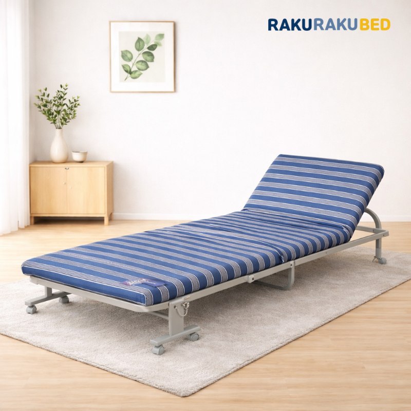 라꾸라꾸침대4 1인용 CBK-004S 접이식 간이침대, 블루, 현재가 177,000원