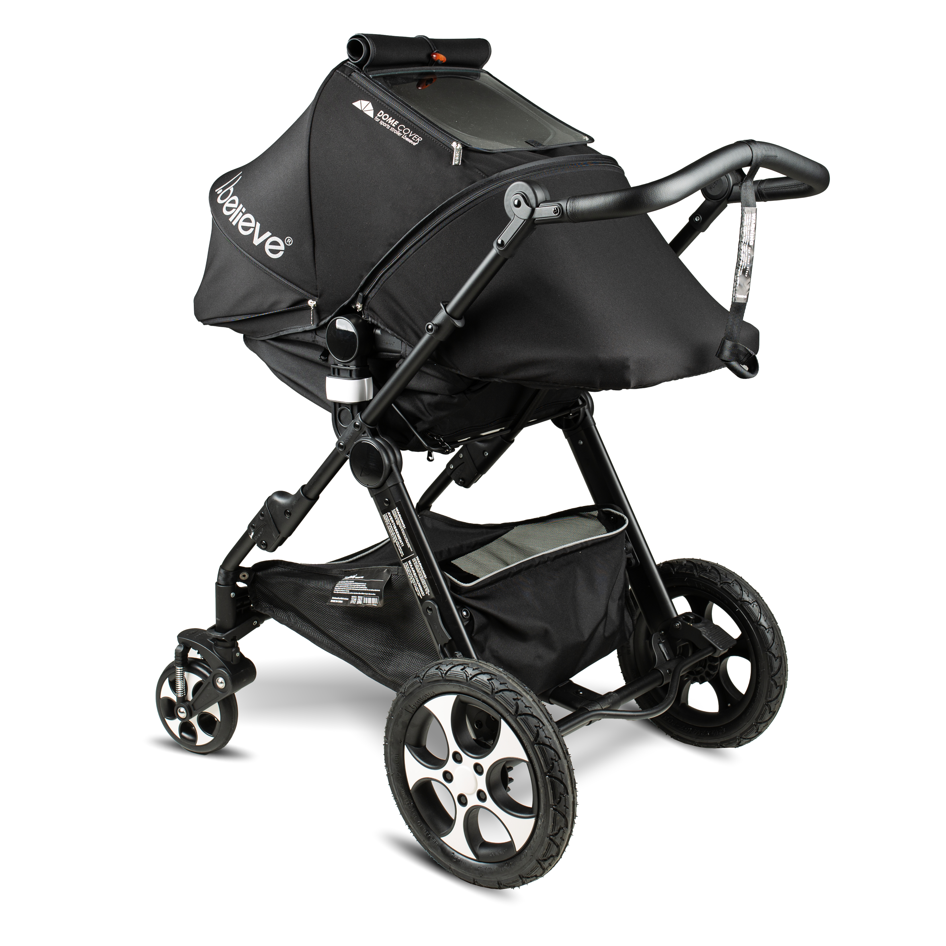 아이빌리브 절충형 유모차 + 방풍 돔커버, 라이트그레이+돔커버 638,000원