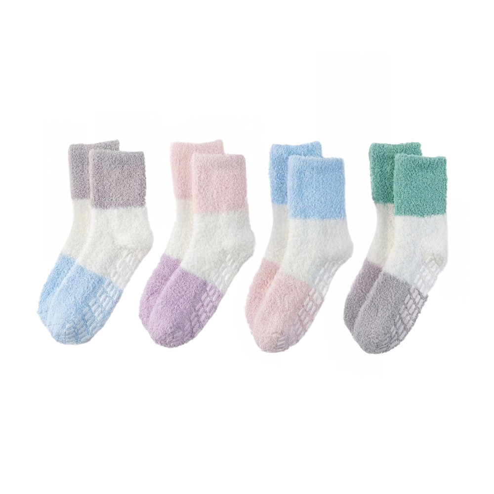 넥소리아 털빠짐없는 무압박 편안한 미끄럼방지 수면양말 4종세트 13,800원