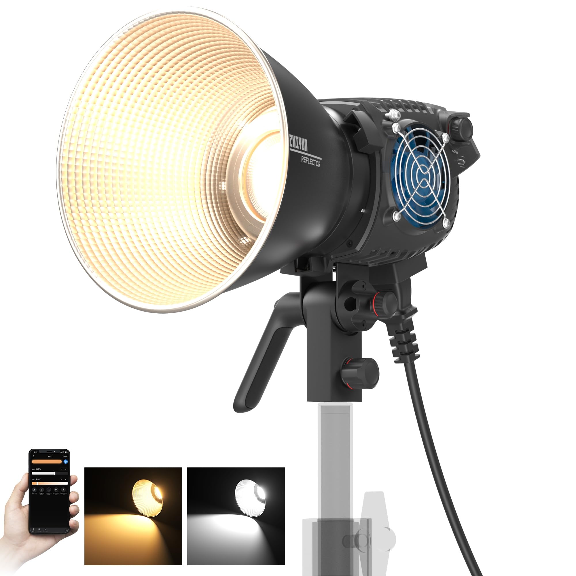 ZHIYUN MOLUS B200 200W LED COB 2700K-6500K20600LUX1M CRI96+TLCI96+13 Bowens [공식 기함점] 363,460원