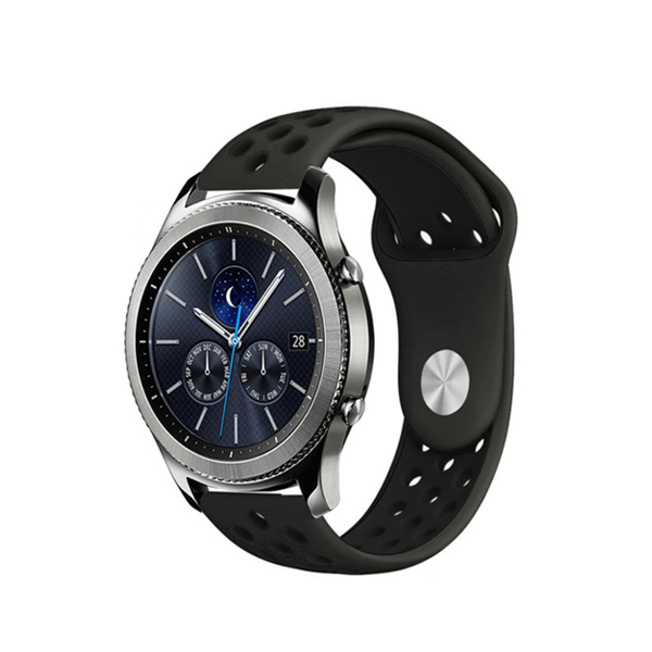 뽀마 갤럭시 프론티어/기어S3/워치3 (45/46mm) / 22mm 스포츠 스트랩, 블랙, 1set 7,550원