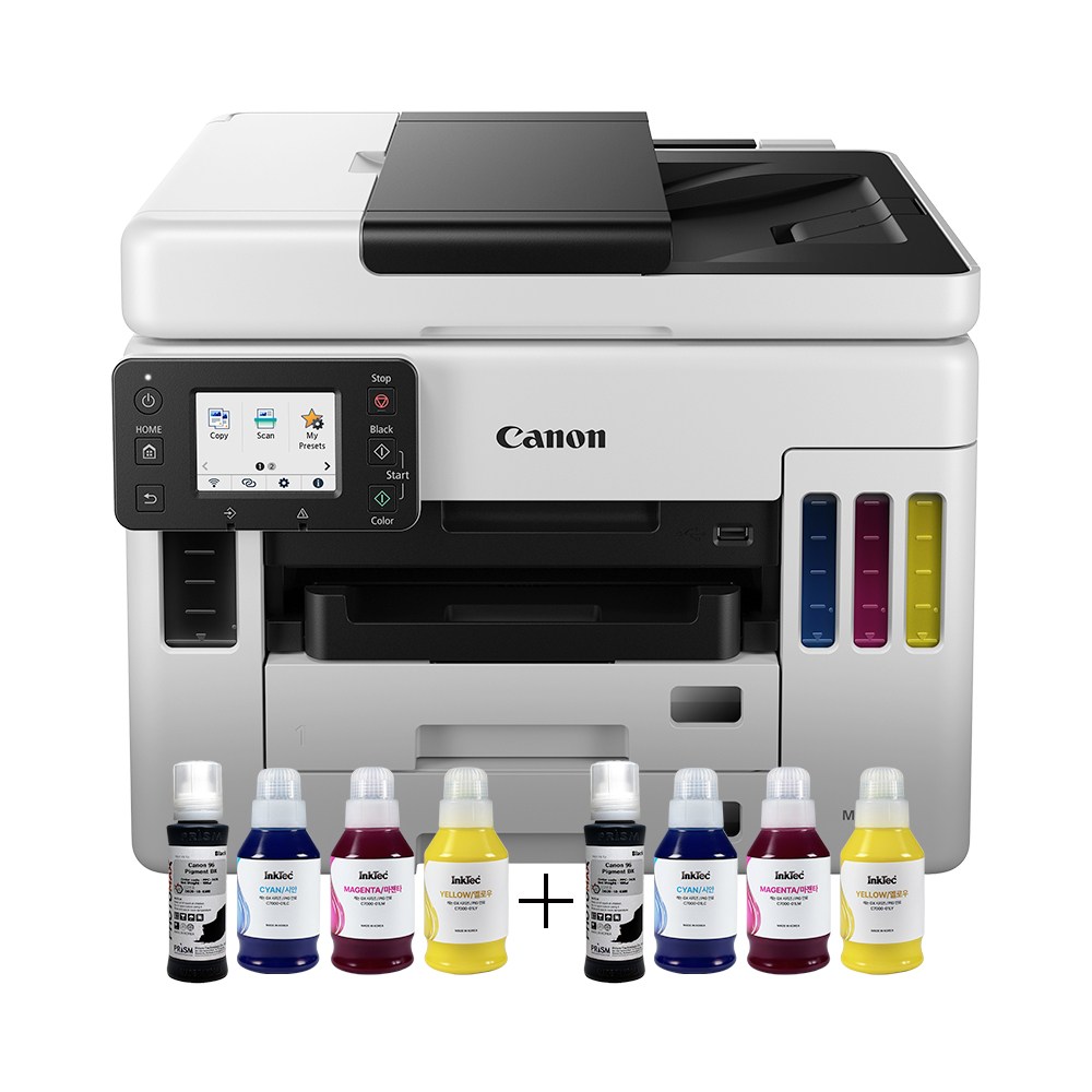 캐논 MAXIFY GX7092 무한잉크 프린터 팩스 복합기 호환잉크 2세트 포함 513,000원