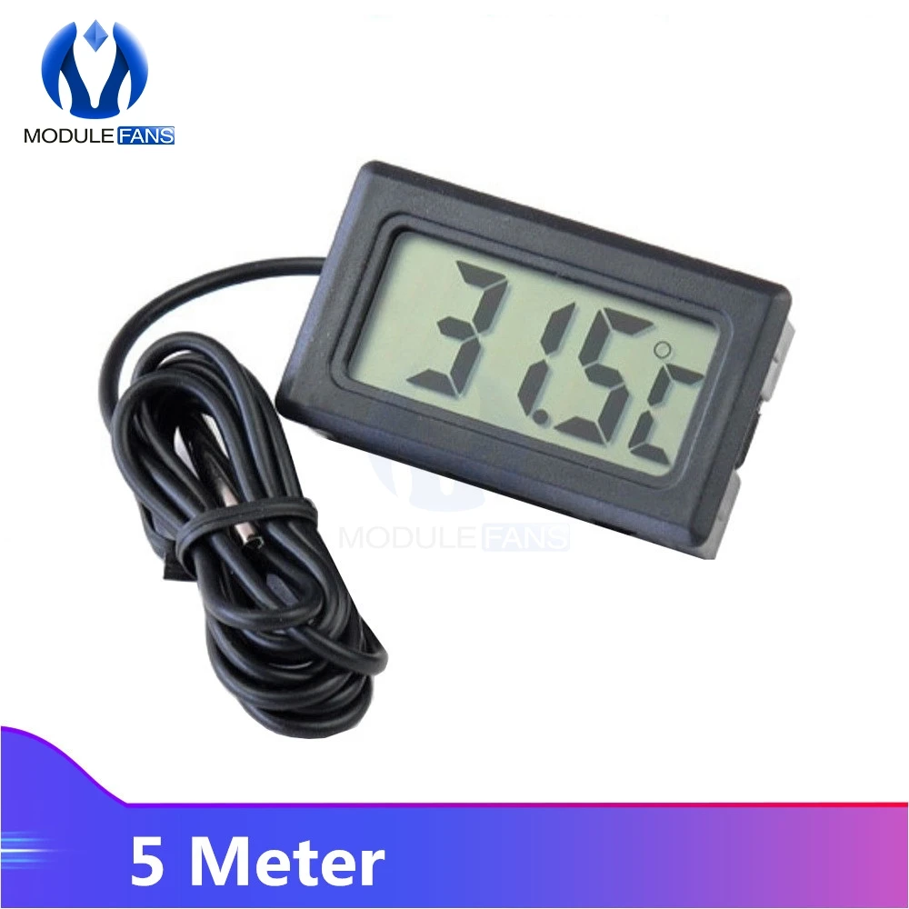 1M/3M/5M 미니 디지털 LCD 디스플레이 프로브 냉장고 냉동고 온도계 센서 온도계 수족관 냉장고 키트용 9,400원