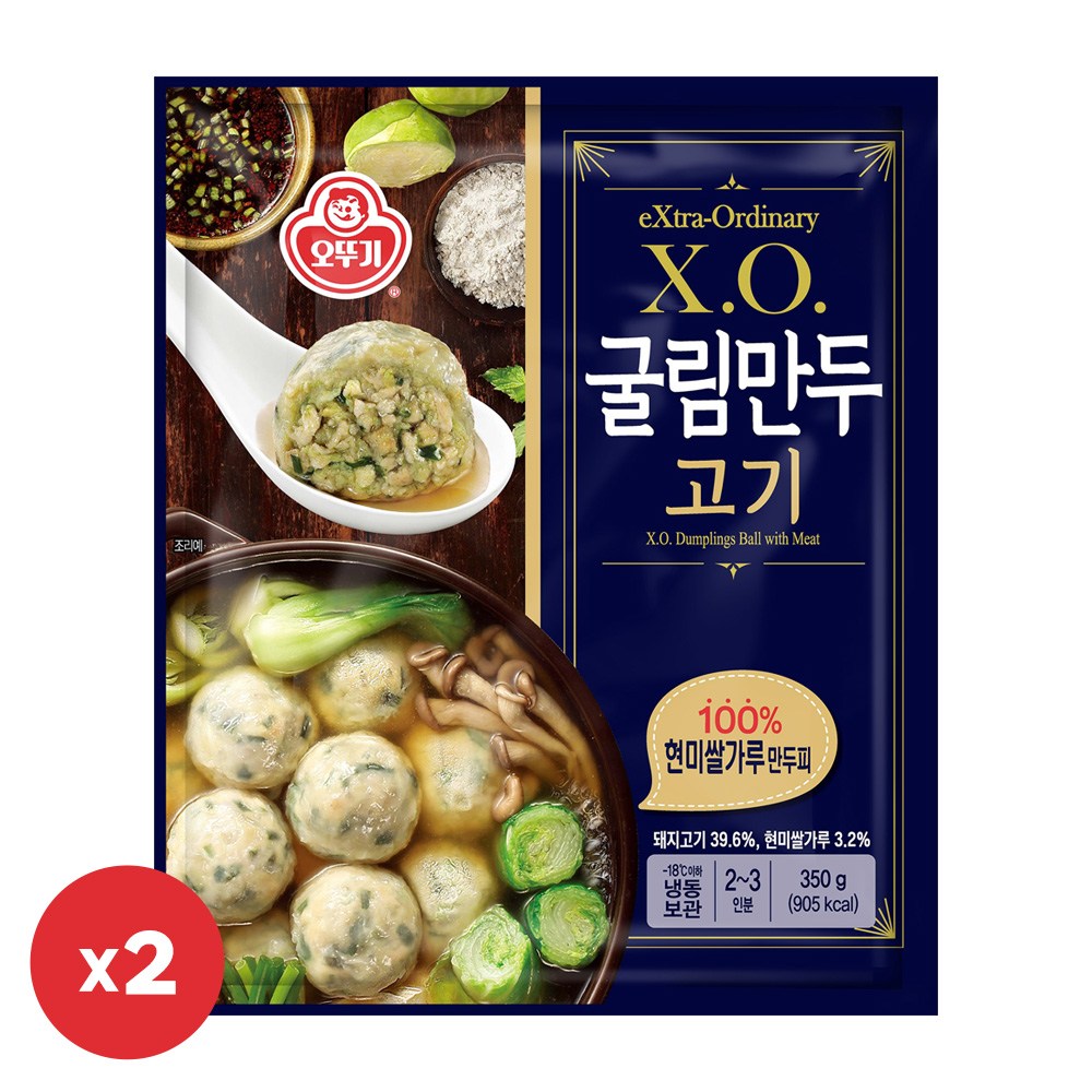 오뚜기 XO 굴림만두고기 350g, 4개, 350g 25,500원