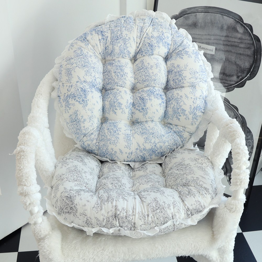 오라이프샵 뜨왈 예쁜 식탁의자방석 방석쿠션, 그레이 4개 93,000원