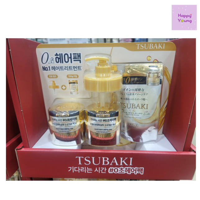 (한정)츠바키 0초 헤어팩 360g+리필150g+펌프, 1개 45,980원